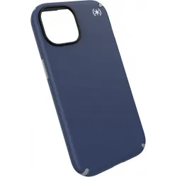 Speck Presidio2 Pro Back Cover Hülle mit MagSafe für Apple iPhone 17e/16e/15/14 - Blau/Silber