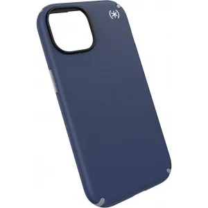 Speck Presidio2 Pro Back Cover Hülle mit MagSafe für Apple iPhone 17e/16e/15/14 - Blau/Silber