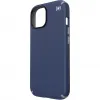 Speck Presidio2 Pro Back Cover Hülle mit MagSafe für Apple iPhone 17e/16e/15/14/13 - Blau/Silber 3