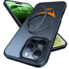 Torras Ostand Pro Back Cover Hülle mit MagSafe für Apple iPhone 16 Pro - Schwarz 2