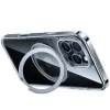 Torras Ostand Pro Back Cover Hülle mit MagSafe für Apple iPhone 16 Pro - Transparent 3