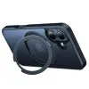 Torras Ostand Pro Back Cover Hülle mit MagSafe für Apple iPhone 16 - Schwarz 4