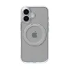 Torras Ostand Pro Back Cover Hülle mit MagSafe für Apple iPhone 16 - Transparent 3