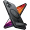 Torras Pstand Back Cover Hülle mit MagSafe für Apple iPhone 16 - Schwarz