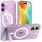Torras Pstand Back Cover Hülle mit MagSafe für Apple iPhone 16 Plus - Transparent