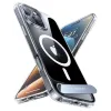 Torras Pstand Back Cover Hülle mit MagSafe für Apple iPhone 16 Pro - Transparent 1