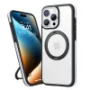 Torras Ostand R Fusion Back Cover Hülle mit MagSafe für Apple iPhone 16 Pro - Schwarz 2