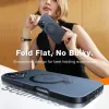Torras Ostand Spin Back Cover Hülle mit MagSafe für Apple iPhone 16 Plus - Schwarz 5