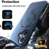 Torras Ostand Spin Back Cover Hülle mit MagSafe für Apple iPhone 16 Plus - Transparent 1