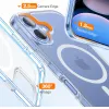 Torras Diamond Back Cover Hülle mit MagSafe für Apple iPhone 16 - Transparent 3