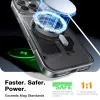 Torras Diamond Back Cover Hülle mit MagSafe für Apple iPhone 16 Pro - Transparent 2