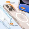 Torras Diamond Back Cover Hülle mit MagSafe für Apple iPhone 16 Pro - Transparent 3