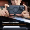 Torras Pstand Back Cover Hülle mit MagSafe für Apple iPhone 15 Pro Max - Schwarz 6