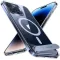 Torras Pstand Back Cover Hülle mit MagSafe für Apple iPhone 15 Pro Max - Transparent