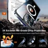 Torras Diamond Back Cover Hülle mit MagSafe für Apple iPhone 15 Pro - Transparent 4