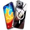 Torras Diamond Back Cover Hülle mit MagSafe für Apple iPhone 15 Pro Max - Transparent 0