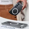 Torras Pstand Back Cover Hülle mit MagSafe für Samsung Galaxy S25 Plus - Transparent 3