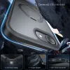Torras Ostand Spin Back Cover Hülle mit MagSafe für Apple iPhone 17e/16e - Schwarz 4