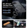 Torras Ostand Spin Back Cover Hülle mit MagSafe für Apple iPhone 17e/16e - Schwarz 5
