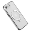 Torras Ostand Spin Back Cover Hülle mit MagSafe für Apple iPhone 17e/16e - Transparent 2