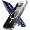 Torras Diamond Back Cover Hülle mit MagSafe für Google Pixel 9a - Transparent 0