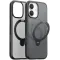 Torras Ostand Spin Back Cover Hülle mit MagSafe für Apple iPhone 17 - Schwarz