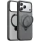 Torras Ostand Spin Back Cover Hülle mit MagSafe für Apple iPhone 17 Pro Max - Schwarz