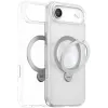 Torras Ostand Spin Back Cover Hülle mit MagSafe für Apple iPhone Air - Transparent 0