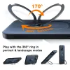Torras Ostand Spin Back Cover Hülle mit MagSafe für Apple iPhone 17 Pro - Orange 1
