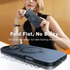 Torras Ostand Spin Back Cover Hülle mit MagSafe für Apple iPhone 17 Pro - Orange 5