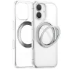 Torras Ostand Pro Back Cover Hülle mit MagSafe für Apple iPhone 17 - Transparent 1