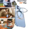 Torras Ostand Pro Back Cover Hülle mit MagSafe für Apple iPhone 17 - Transparent 5