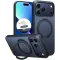 Torras Ostand Pro Back Cover Hülle mit MagSafe für Apple iPhone 17 Pro Max - Schwarz