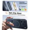Torras Ostand Pro Back Cover Hülle mit MagSafe für Apple iPhone 17 Pro Max - Schwarz 6