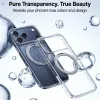 Torras Ostand Pro Back Cover Hülle mit MagSafe für Apple iPhone 17 Pro Max - Transparent 2