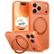 Torras Ostand Pro Back Cover Hülle mit MagSafe für Apple iPhone 17 Pro - Orange