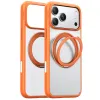 Torras Ostand Pro Back Cover Hülle mit MagSafe für Apple iPhone 17 Pro - Orange 1