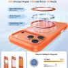 Torras Ostand Pro Back Cover Hülle mit MagSafe für Apple iPhone 17 Pro - Orange 3