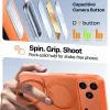 Torras Ostand Pro Back Cover Hülle mit MagSafe für Apple iPhone 17 Pro - Orange 6
