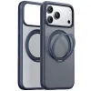 Torras Ostand Pro Back Cover Hülle mit MagSafe für Apple iPhone 17 Pro Max - Dunkelblau 1