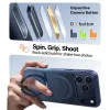 Torras Ostand Pro Back Cover Hülle mit MagSafe für Apple iPhone 17 Pro Max - Dunkelblau 5