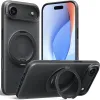 Torras Ostand R Fitness Back Cover Hülle mit MagSafe für Apple iPhone Air - Schwarz 0