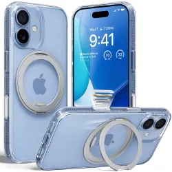 Torras Ostand R Fitness Back Cover Hülle mit MagSafe für Apple iPhone 17 - Transparent