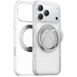 Torras Ostand R Fitness Back Cover Hülle mit MagSafe für Apple iPhone 17 Pro - Transparent