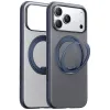 Torras Ostand R Fitness Back Cover Hülle mit MagSafe für Apple iPhone 17 Pro - Dunkelblau 1