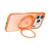 Torras Ostand R Fitness Back Cover Hülle mit MagSafe für Apple iPhone 17 Pro Max - Orange 5