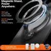 Torras Ostand Spin Air Back Cover Hülle mit MagSafe für Apple iPhone 17 Pro - Shadow Schwarz 4