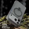 Torras Ostand Spin Air Back Cover Hülle mit MagSafe für Apple iPhone 17 Pro - Shadow Schwarz 5