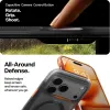 Torras Ostand Spin Air Back Cover Hülle mit MagSafe für Apple iPhone 17 Pro - Shadow Schwarz 6
