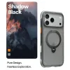 Torras Ostand Spin Air Back Cover Hülle mit MagSafe für Apple iPhone 17 Pro Max - Shadow Schwarz 2